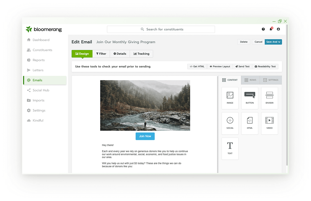 Bloomerang Screenshot 3