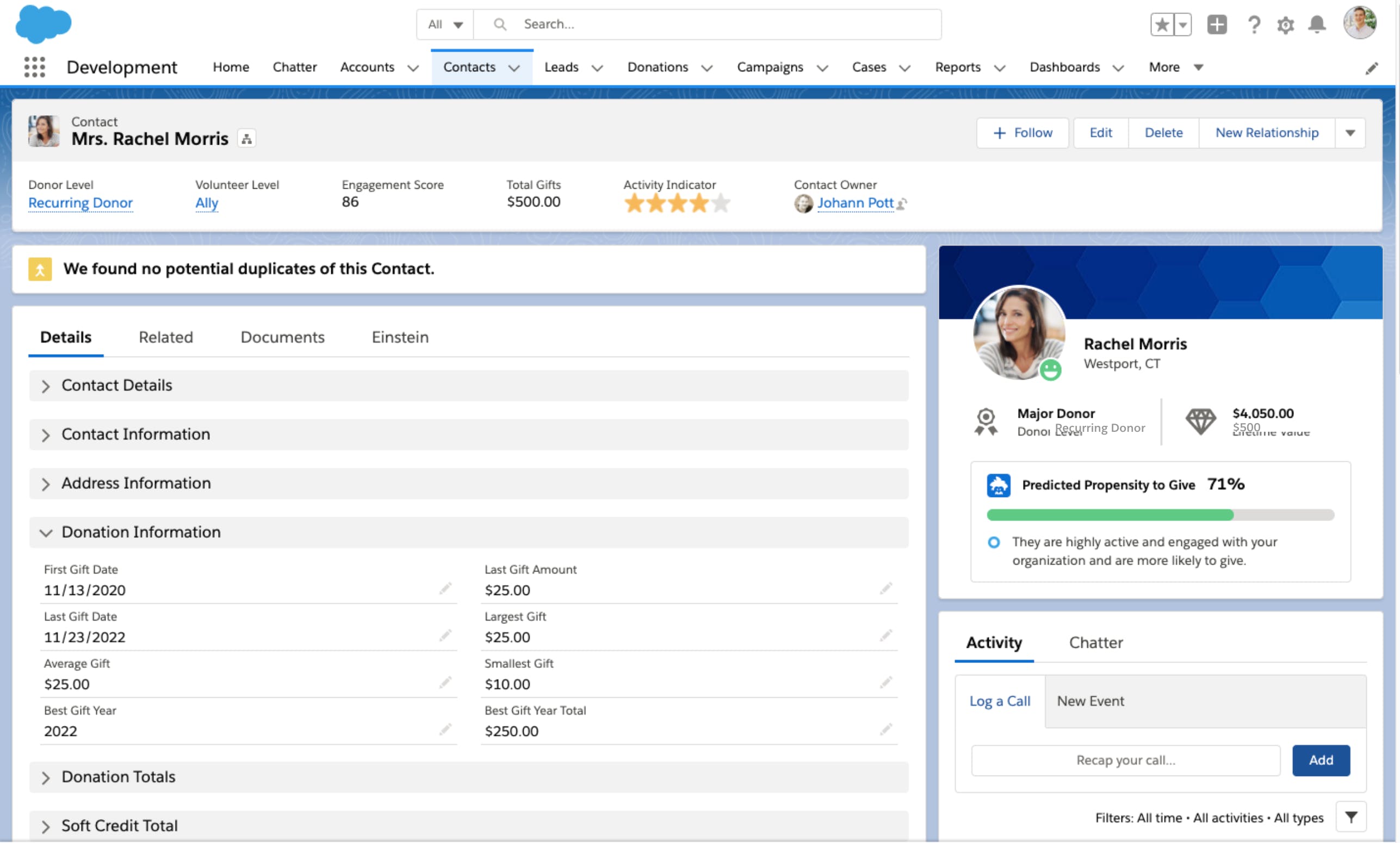 Salesforce.org Nonprofit Cloud Screenshot 2