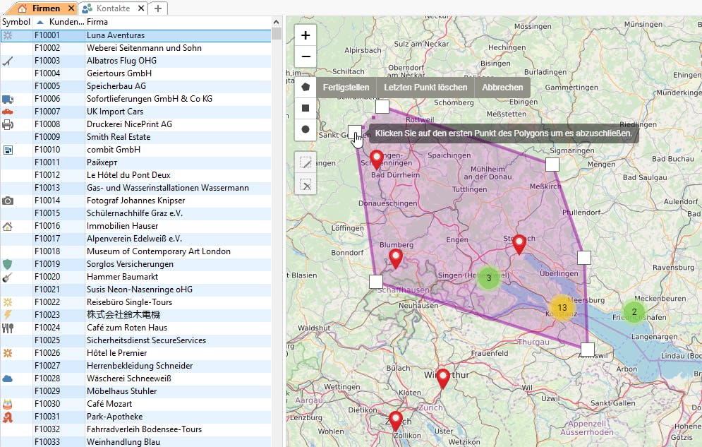combit CRM Screenshot 3