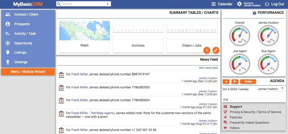MyBasicCRM Screenshot 3