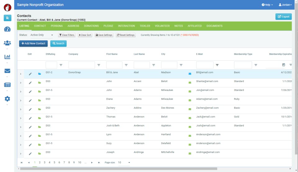 DonorSnap Screenshot 2