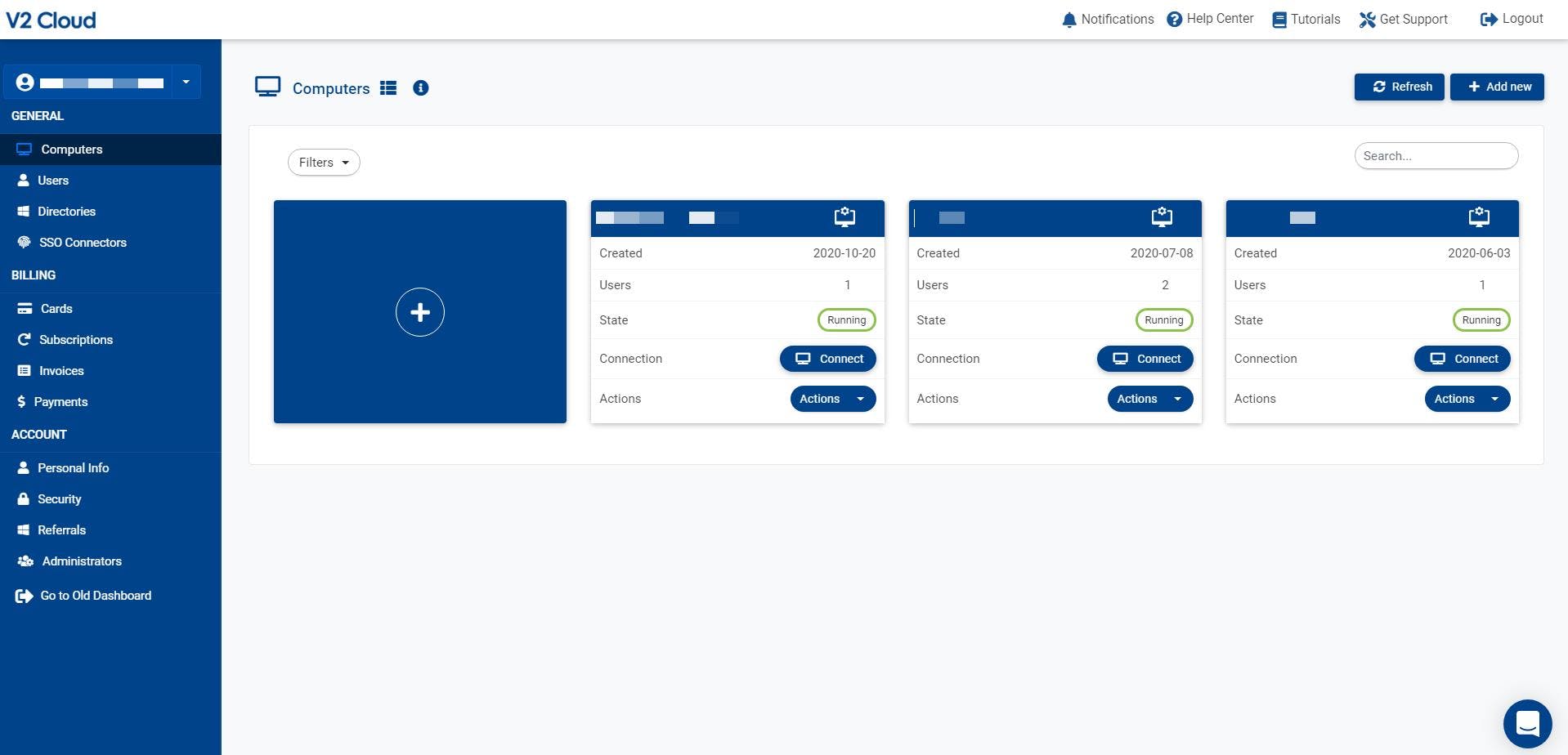 V2 Cloud WorkSpaces Screenshot 1