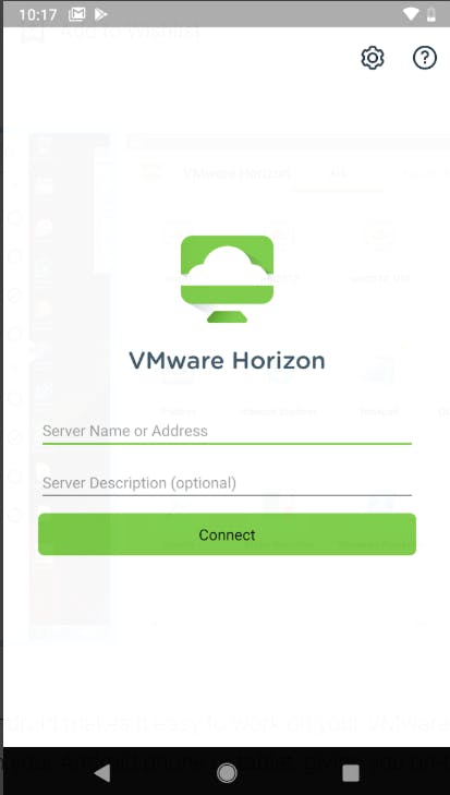 VMware Horizon Screenshot 1