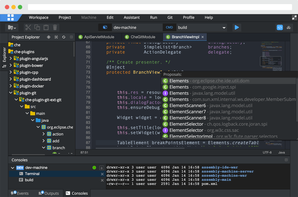 Codenvy Screenshot 3