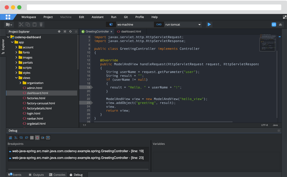Codenvy Screenshot 4