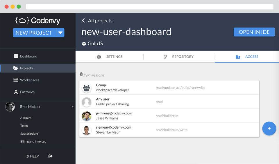 Codenvy Screenshot 5