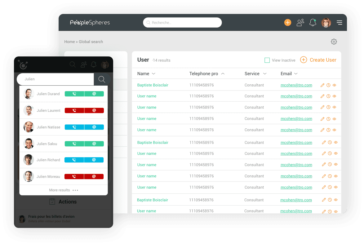 PeopleSpheres Screenshot 3
