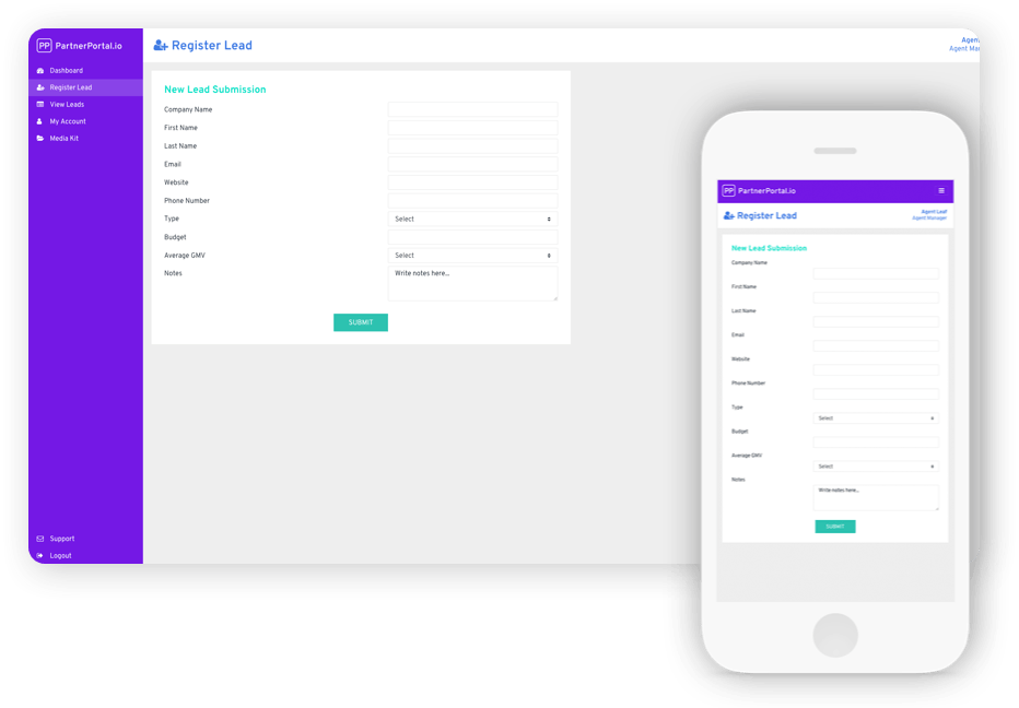 Partner Portal Screenshot 2