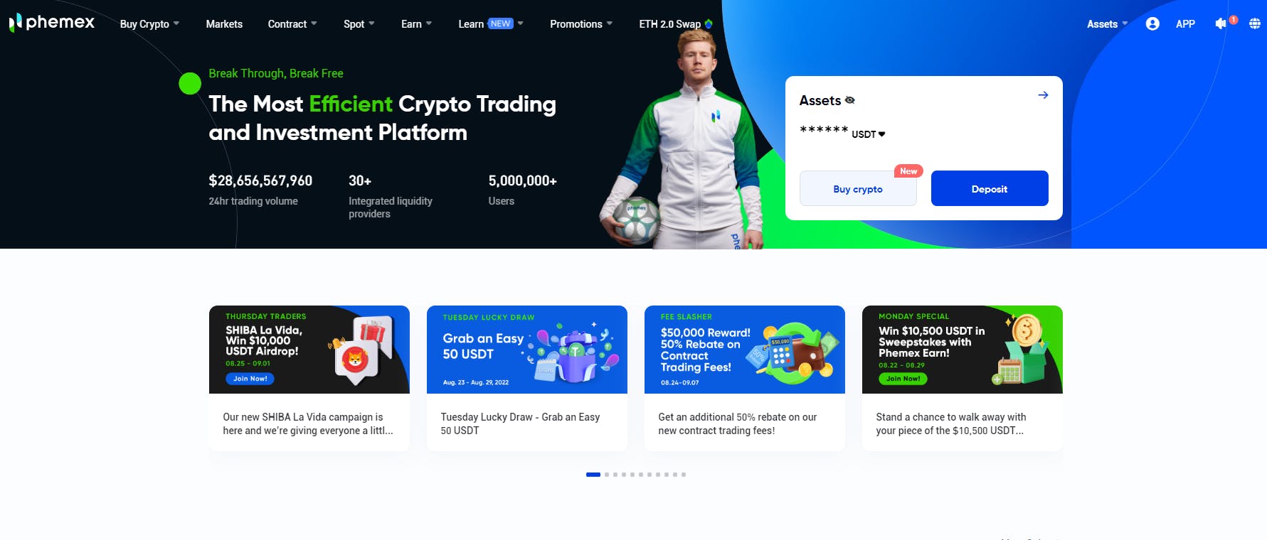 Phemex Screenshot 1