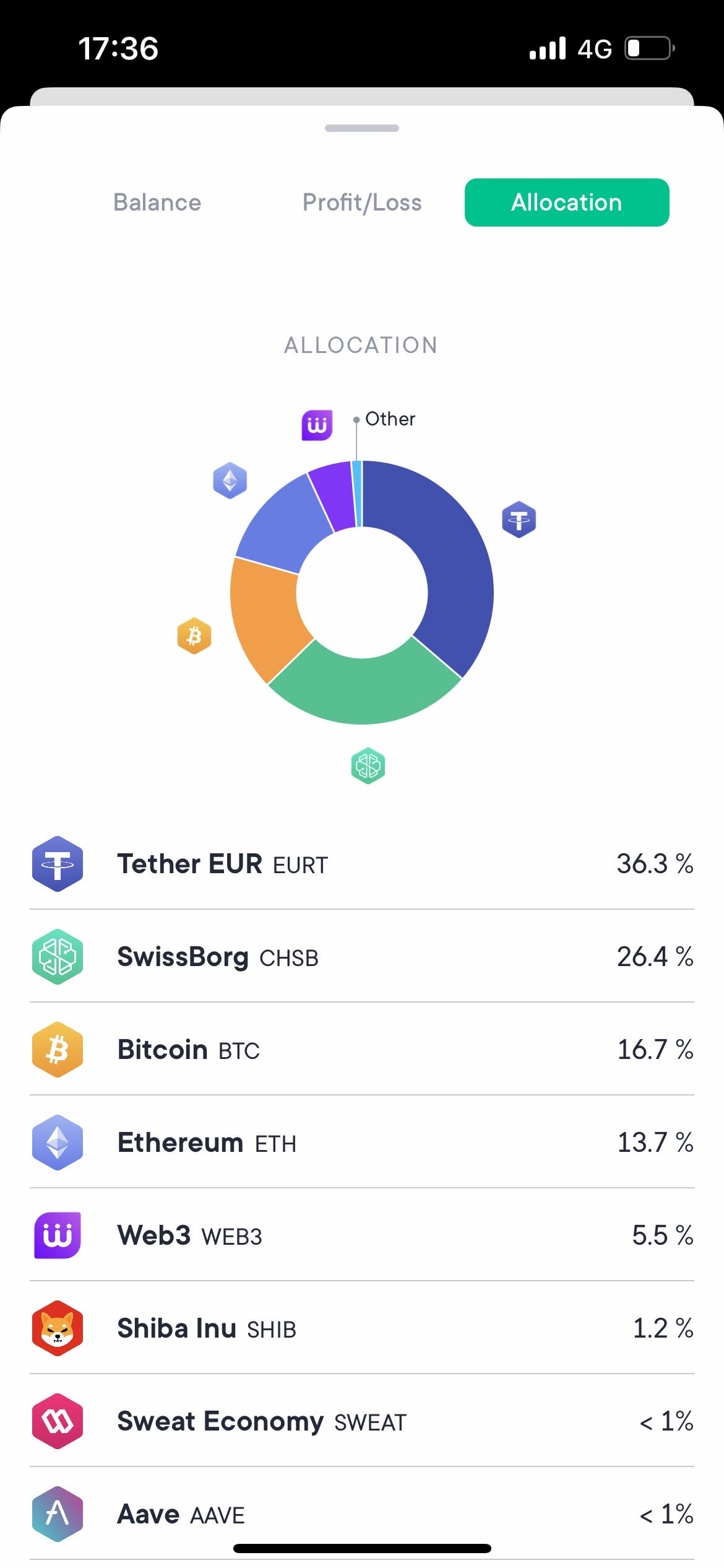 SwissBorg Screenshot 4