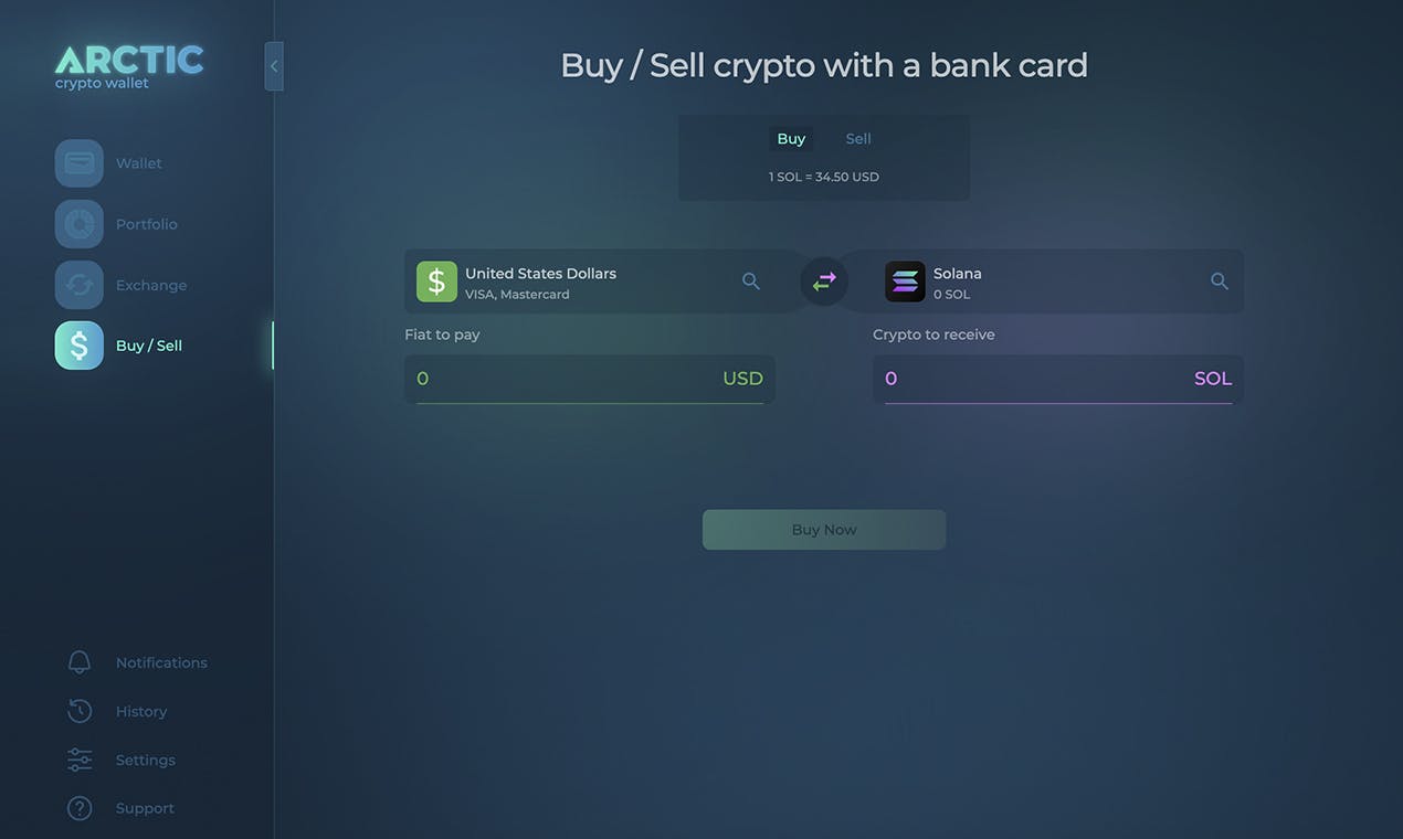 Arctic Wallet Screenshot 2