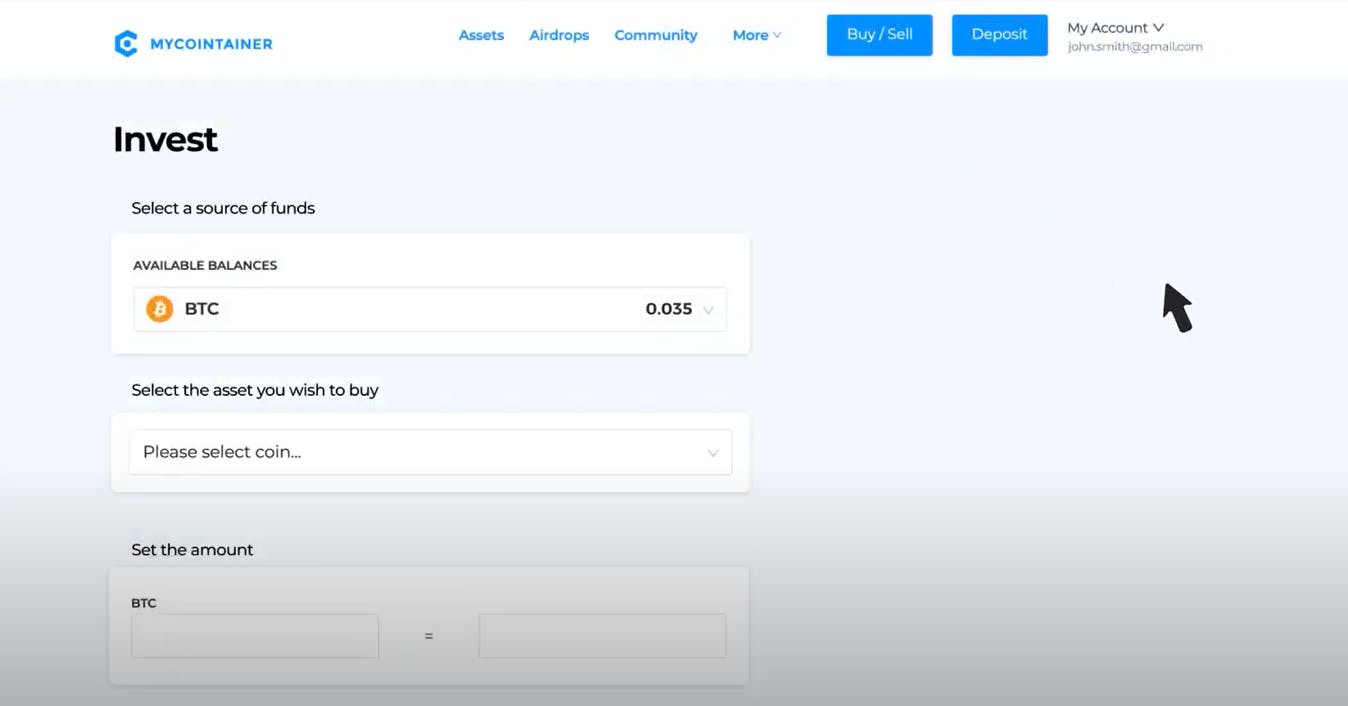 MyCointainer Screenshot 1