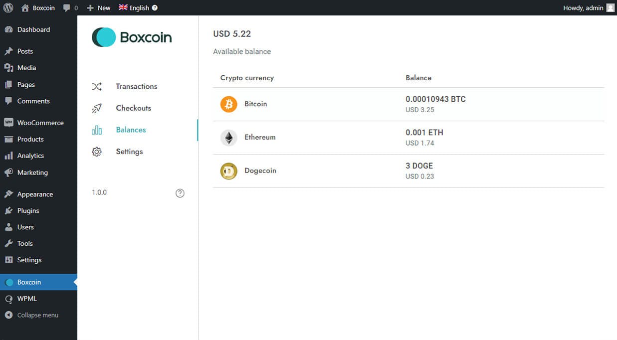 Boxcoin Screenshot 1