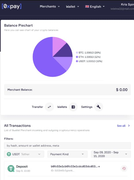 0xpay Screenshot 1