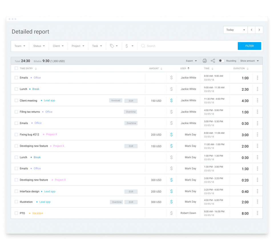 Clockify Screenshot 4