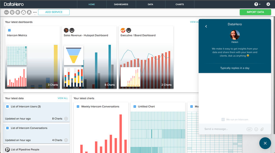 DataHero Screenshot 1