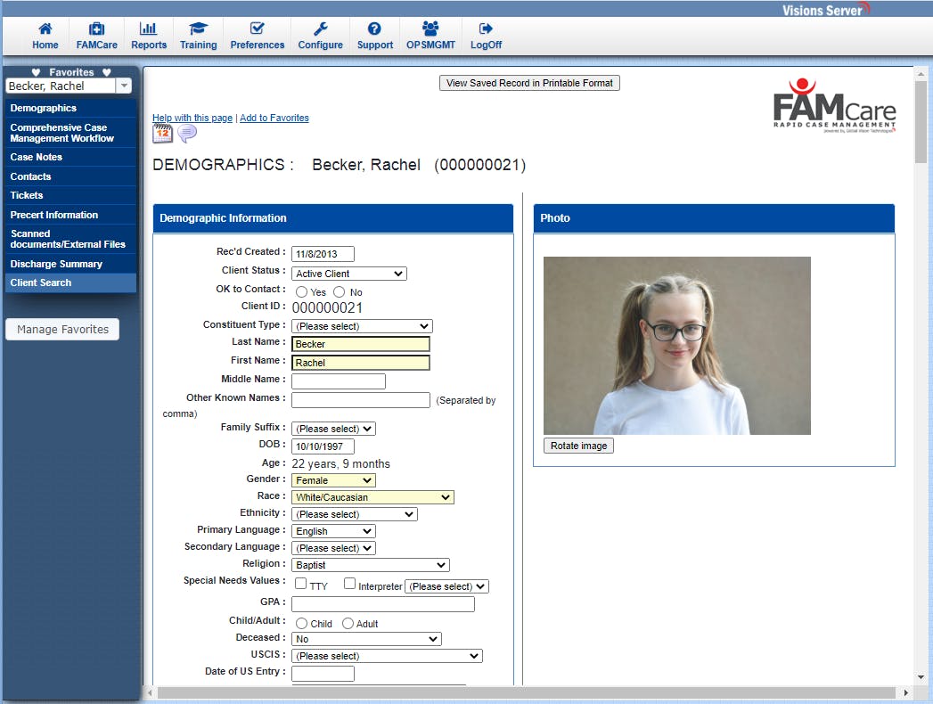FAMCare Screenshot 3