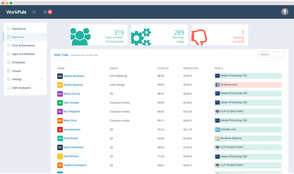 TimeCamp Screenshot 1