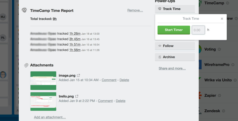 TimeCamp Screenshot 2