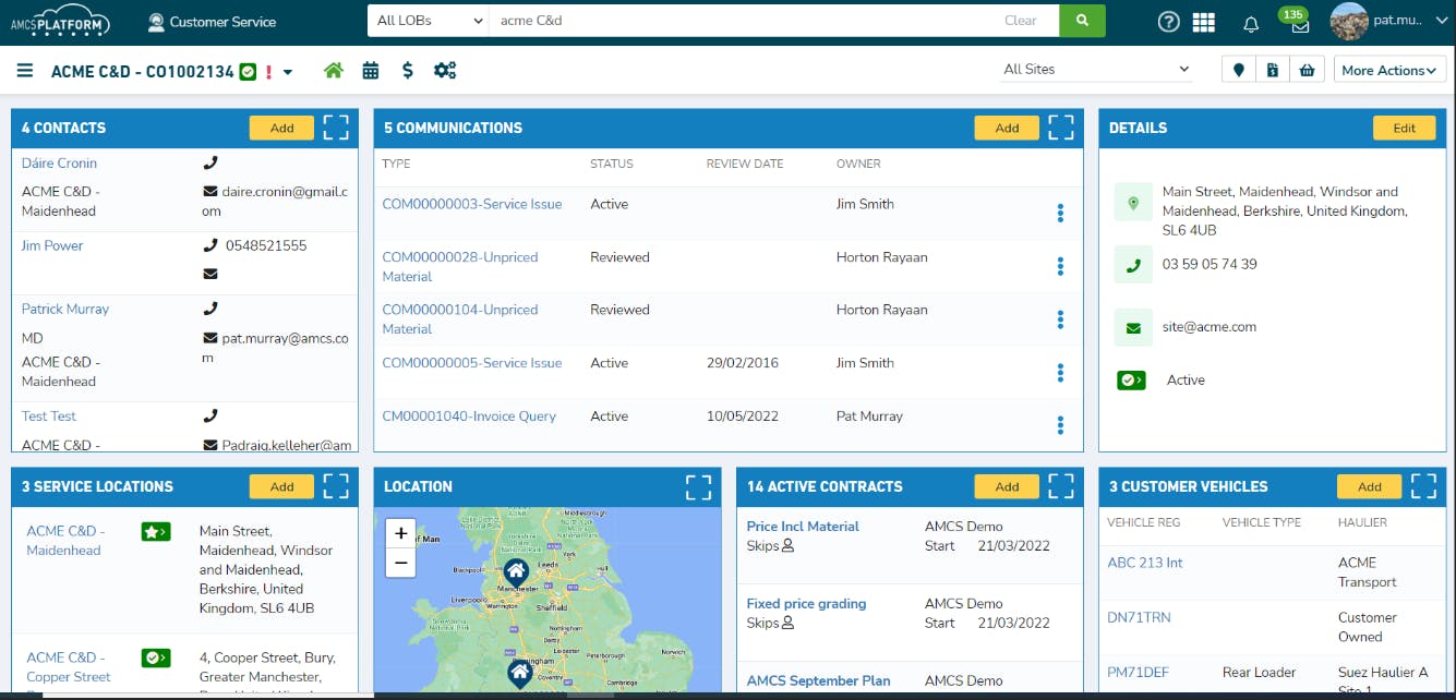 AMCS Screenshot 1