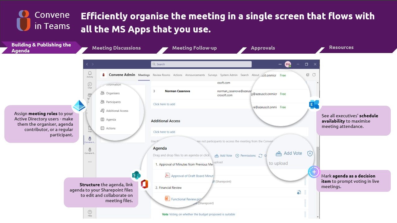 Convene in Teams Screenshot 1