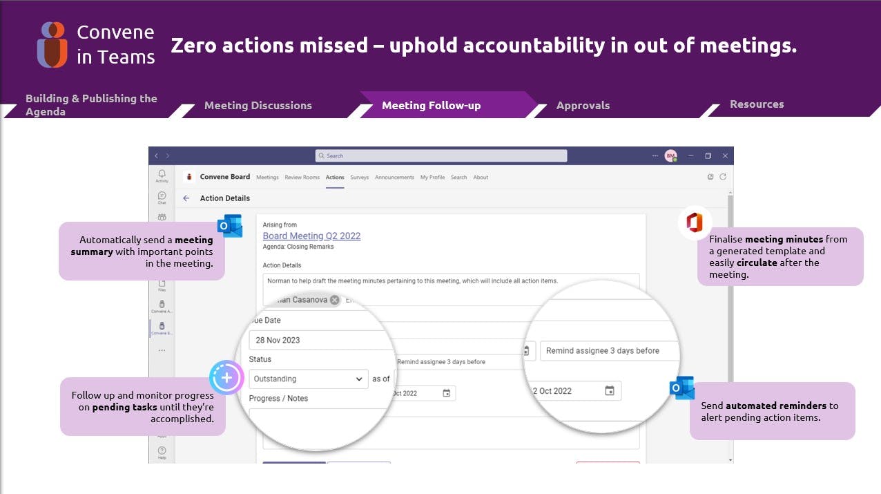 Convene in Teams Screenshot 3