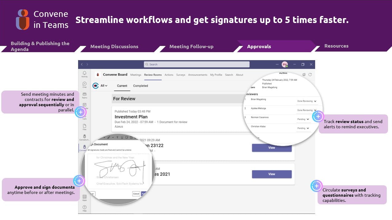 Convene in Teams Screenshot 4