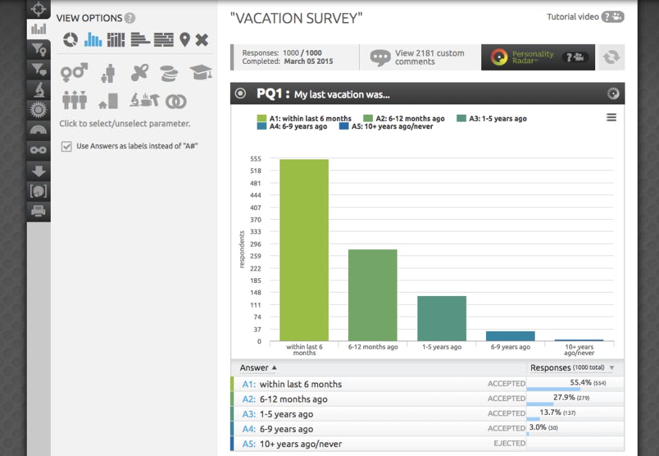 Market Research Software Screenshot 3