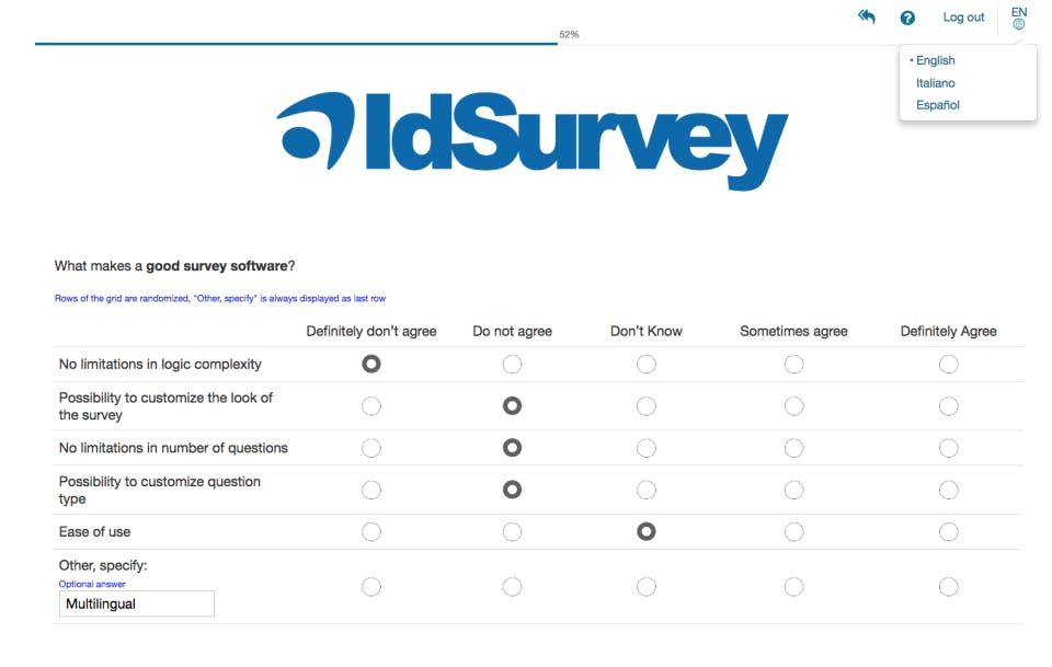 IdSurvey Screenshot 3
