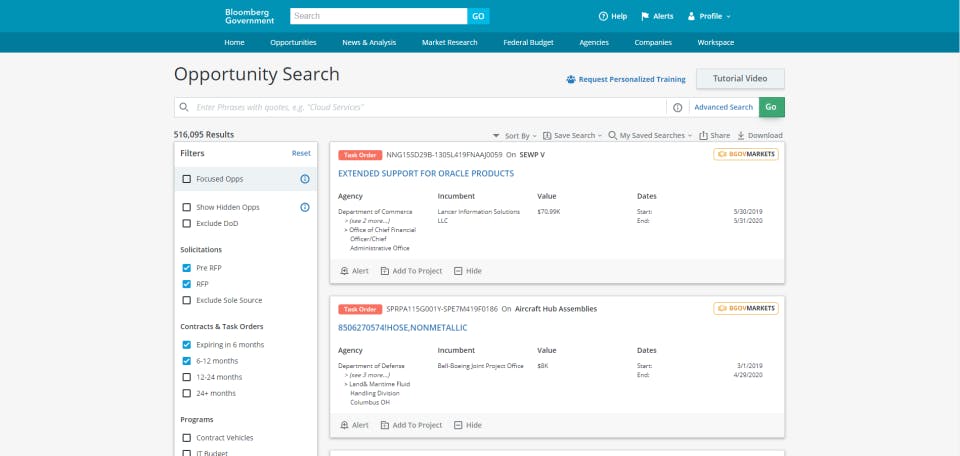 Government Contracting Screenshot 3