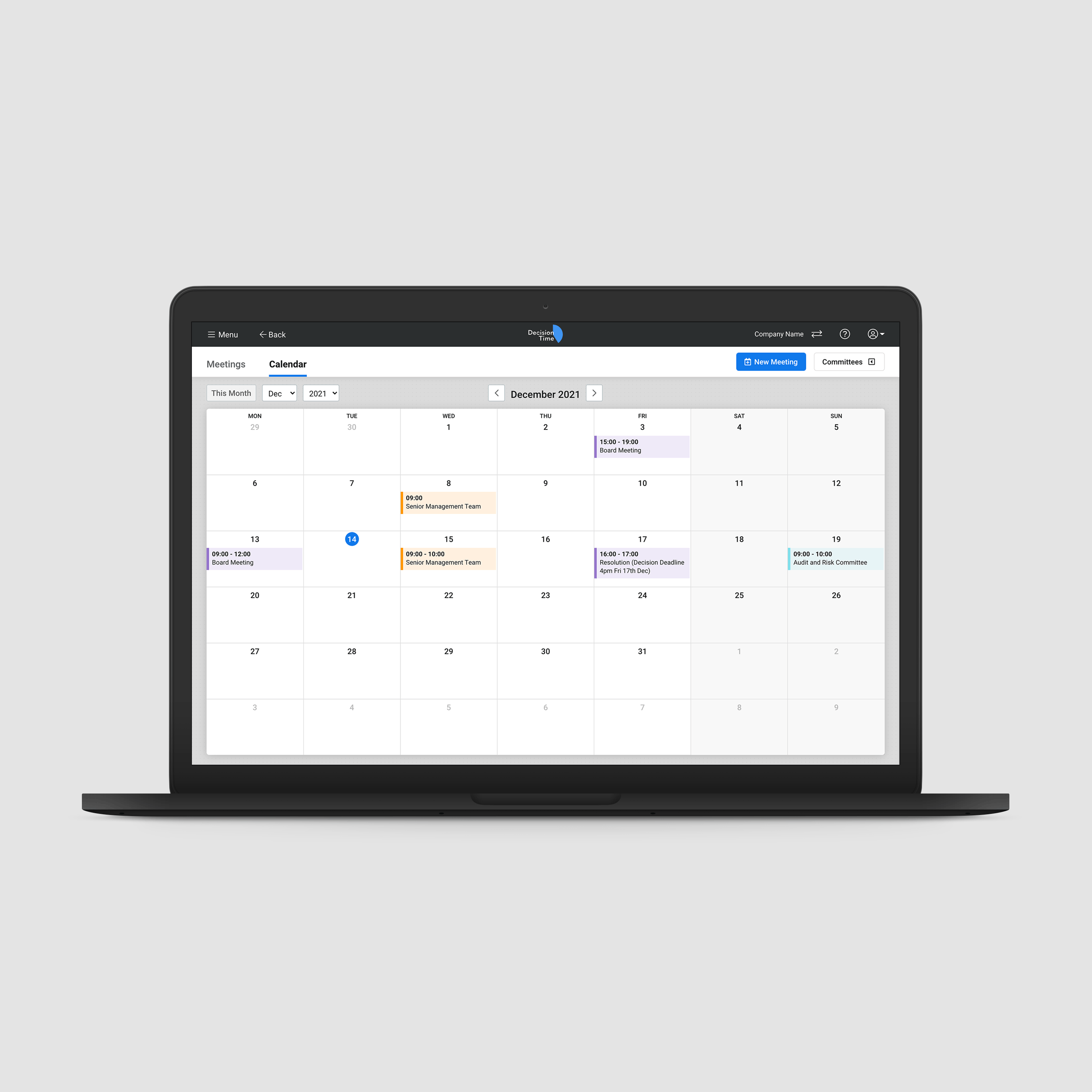 Decision Time Meetings Screenshot 2