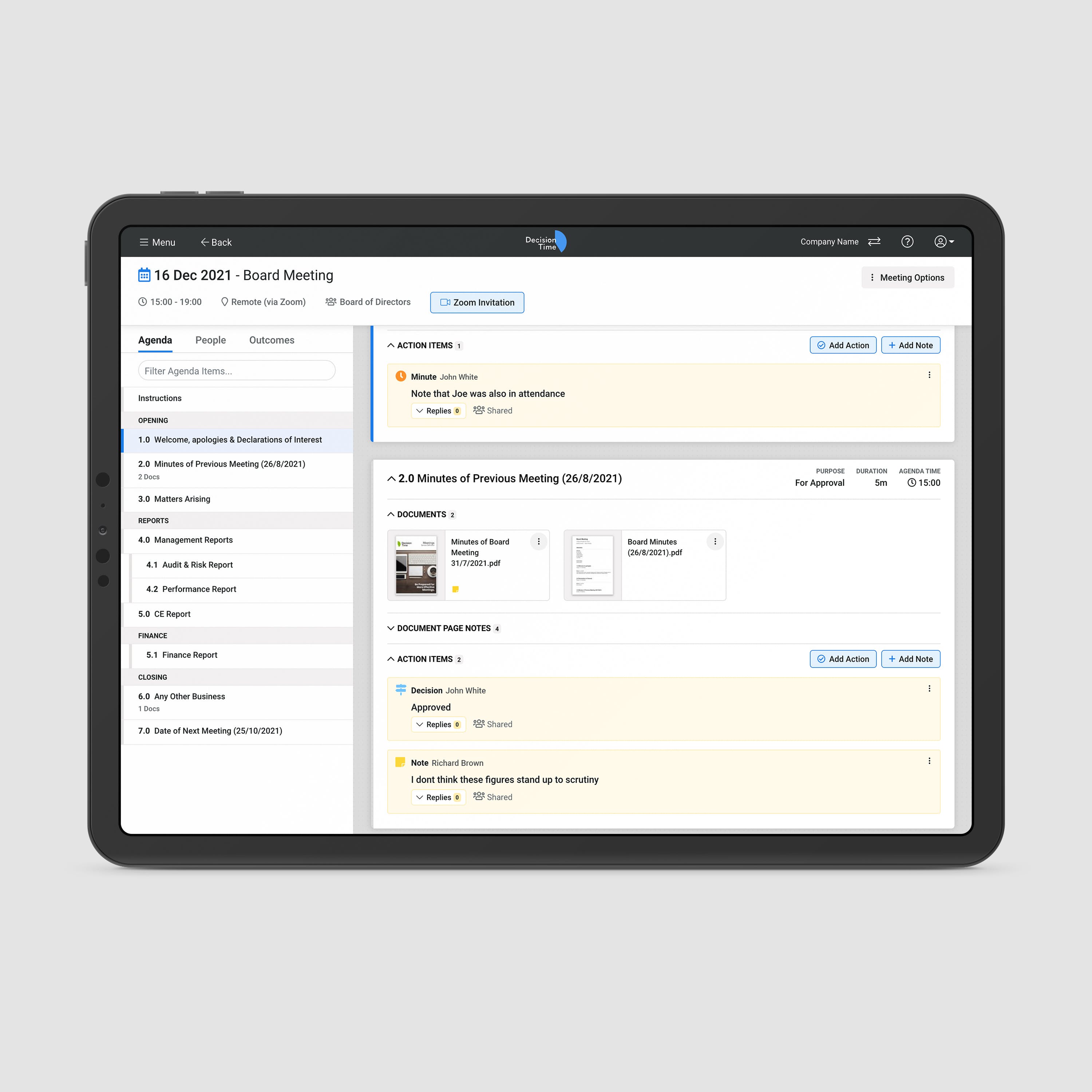 Decision Time Meetings Screenshot 3
