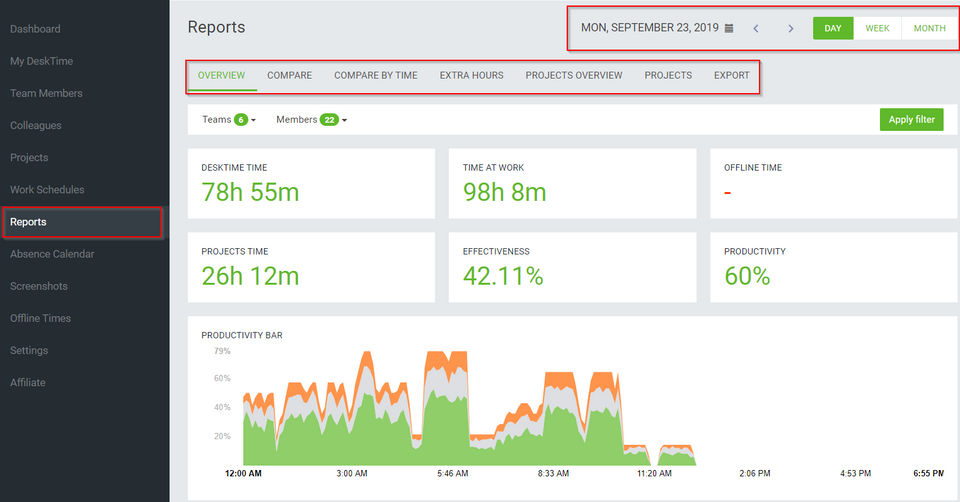 DeskTime Screenshot 3