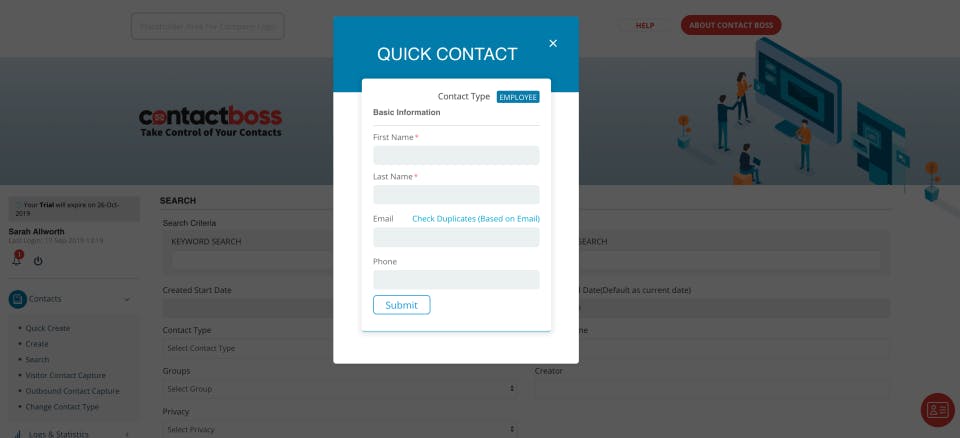 Contact Boss Screenshot 2