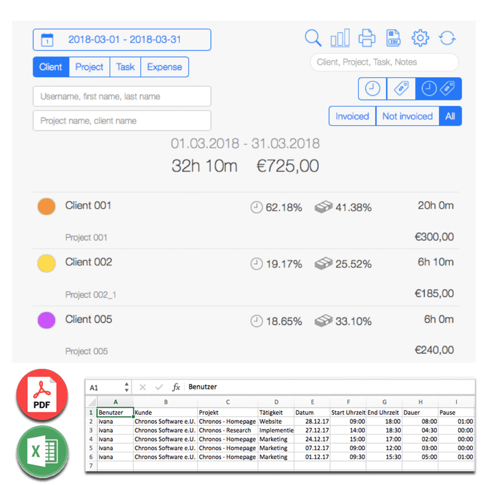 TimeTrack Screenshot 1