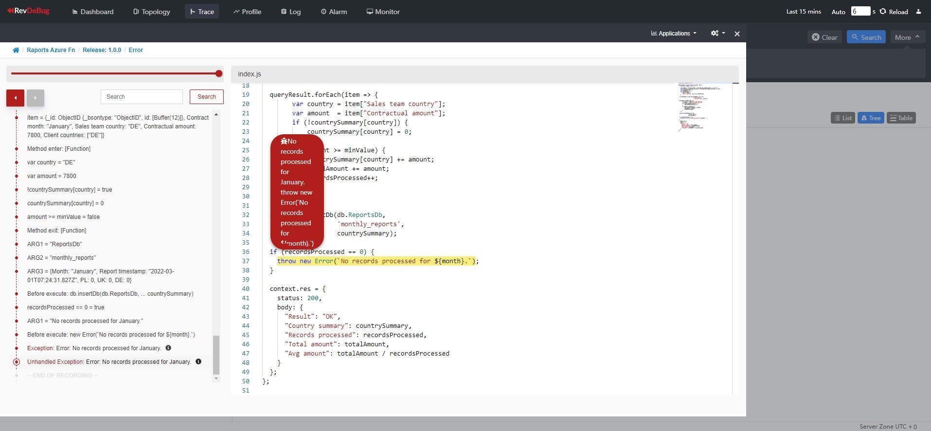 RevDeBug Screenshot 1