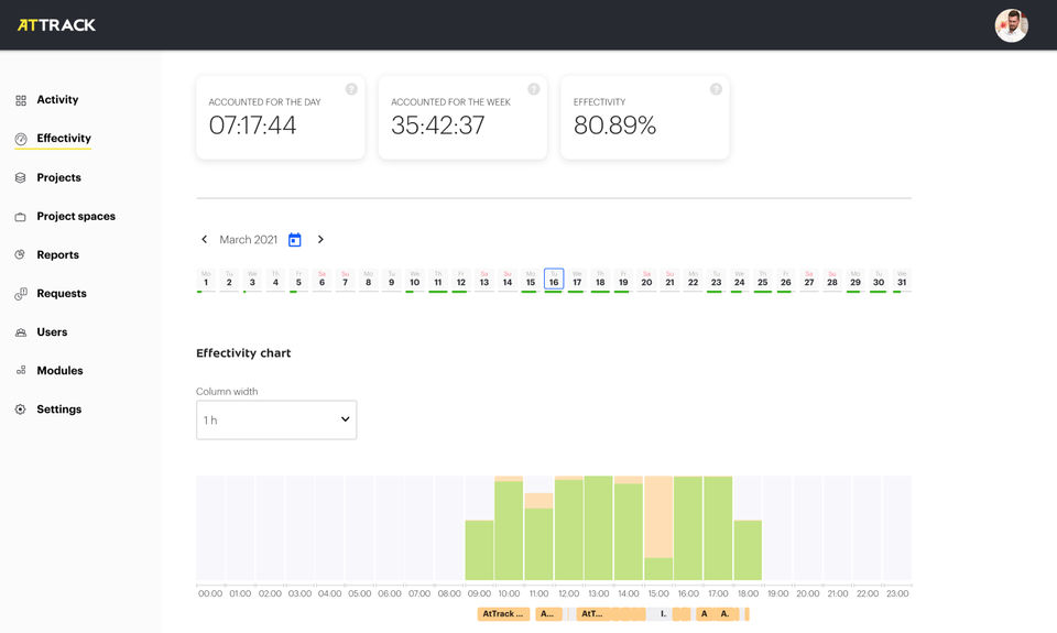 AtTrack Screenshot 2