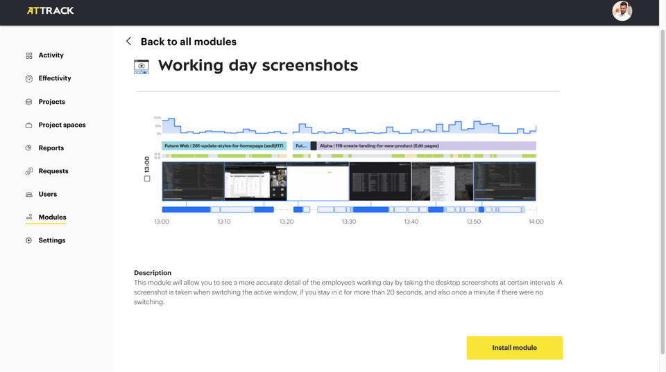 AtTrack Screenshot 6