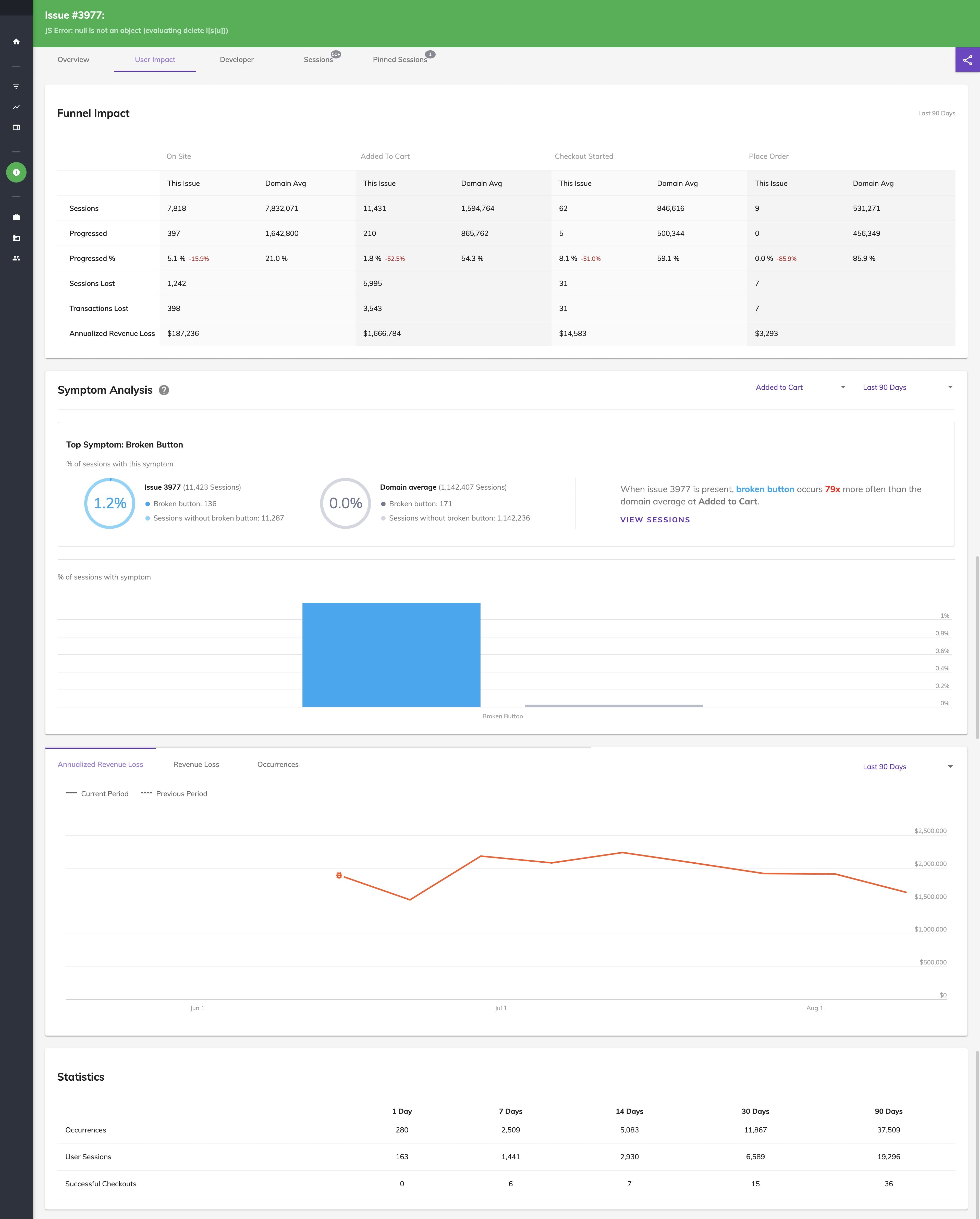 Noibu Screenshot 2