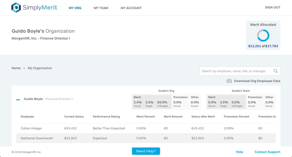 SimplyMerit  Screenshot 1