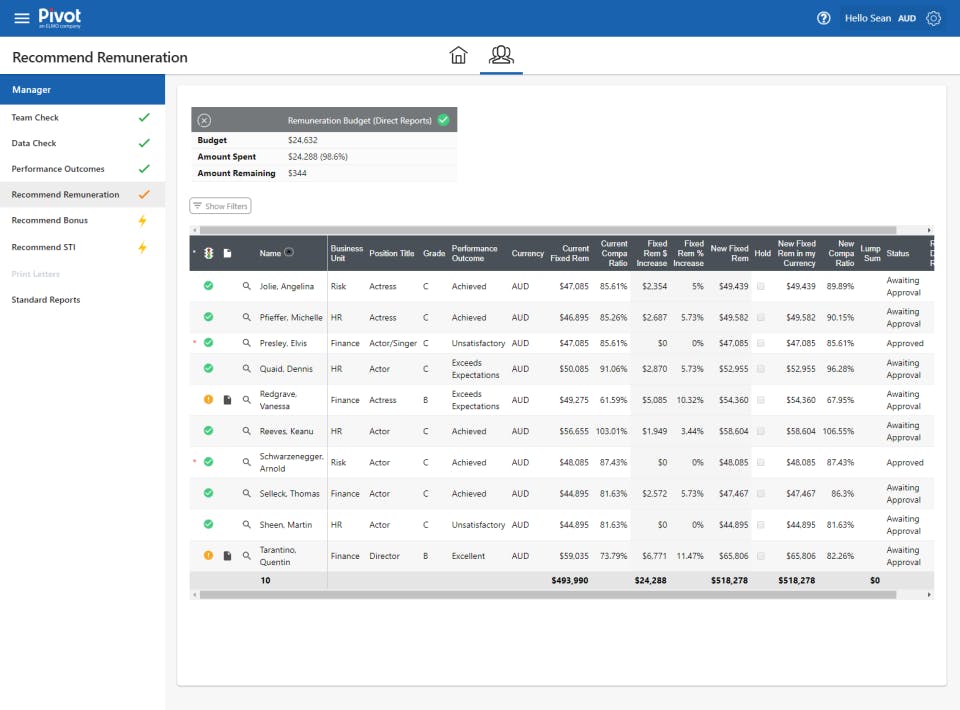 Remuneration Ally Screenshot 1