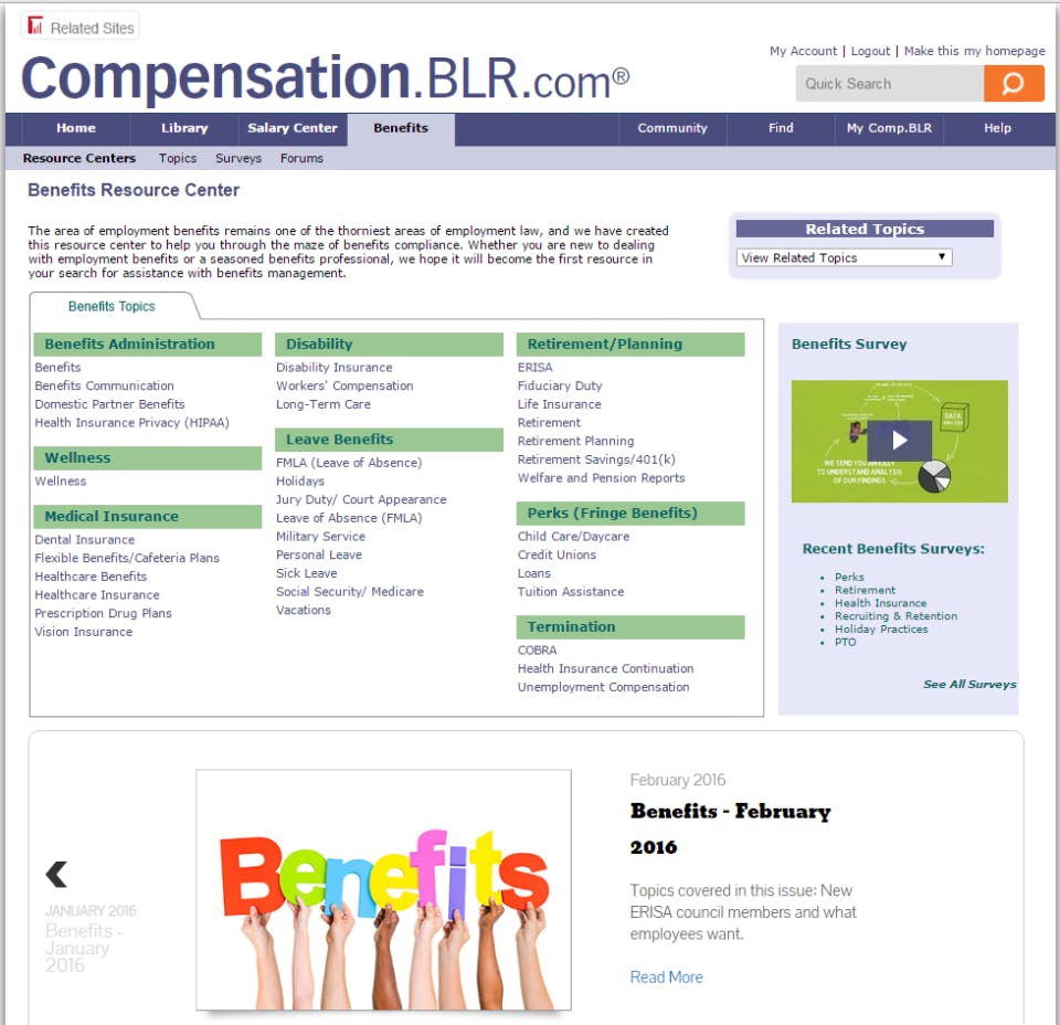 Compensation.BLR.com Screenshot 3