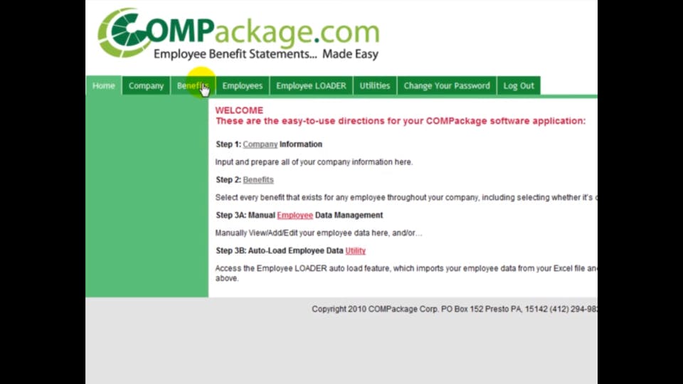 Total Compensation Statements Screenshot 2