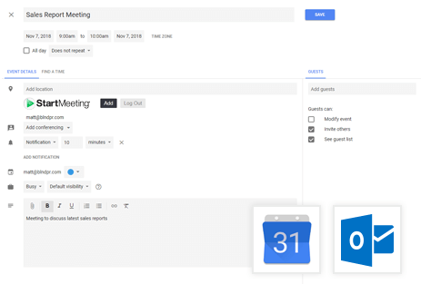 StartMeeting Screenshot 1