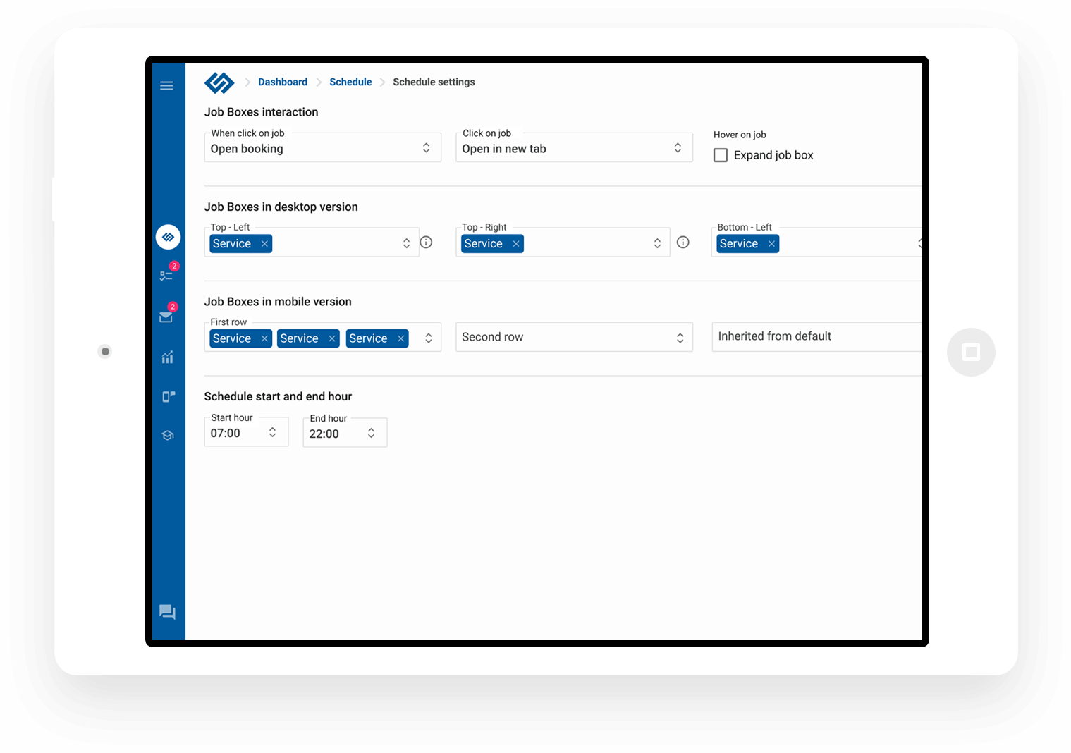ServiceOS Screenshot 2