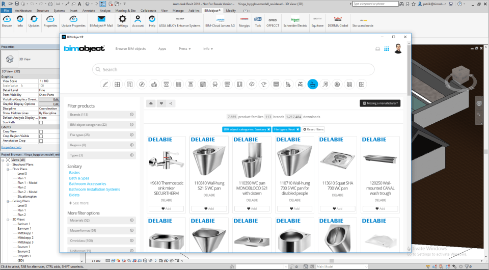 BIMobject Screenshot 1