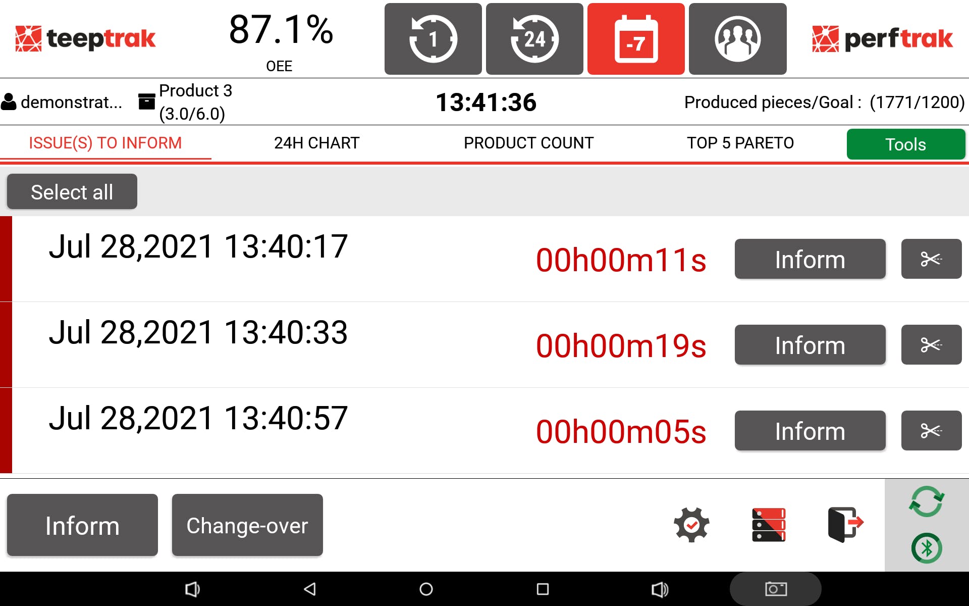 PerfTrak Screenshot 3