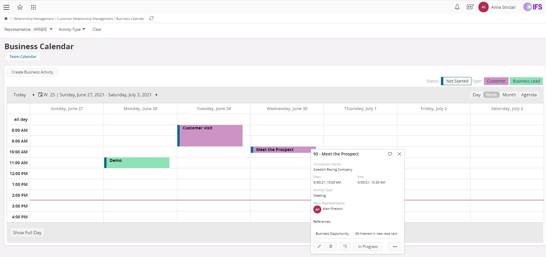 IFS Cloud Screenshot 4