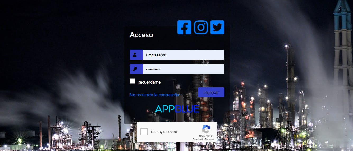FactoryBlue Screenshot 1