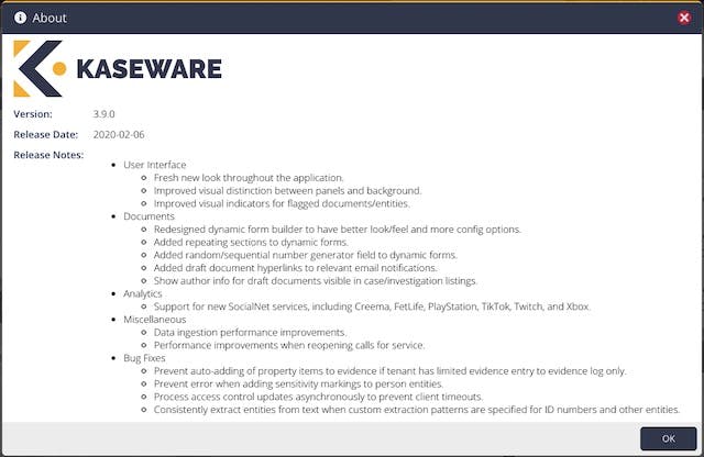 Kaseware Screenshot 3